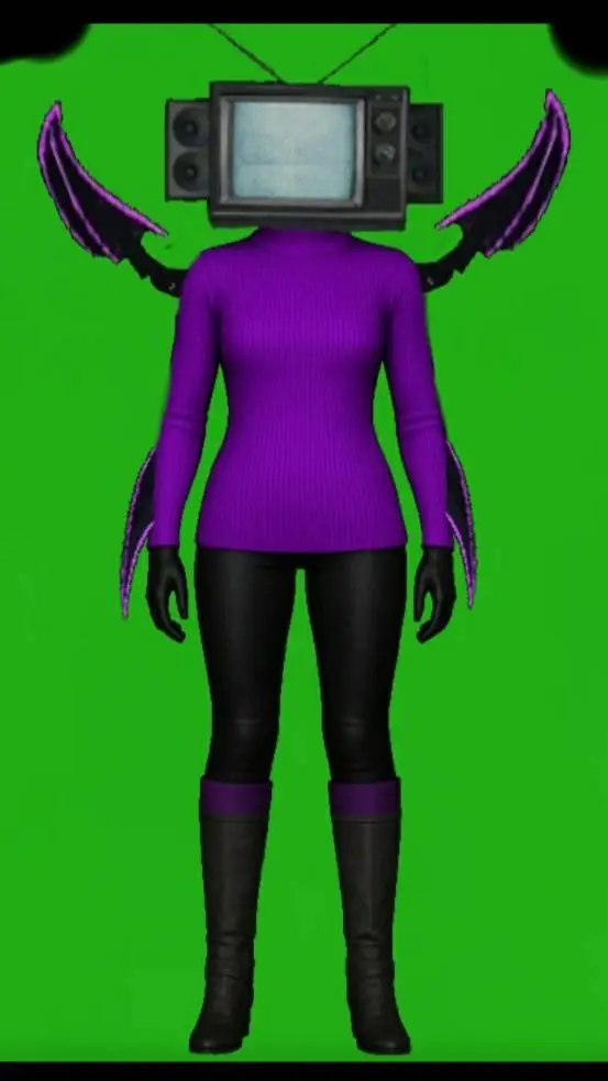 ai character: Tv women  background