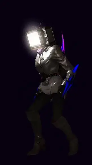 ai character: Tv women  background