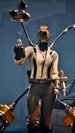 ai character: Drill woman  background