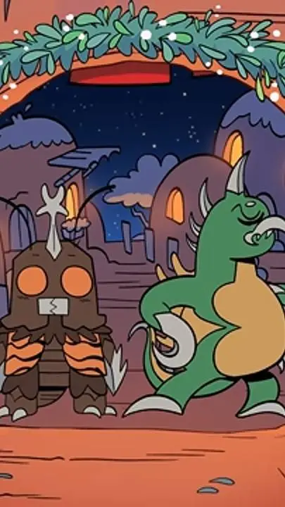 ai character: MEGALON AND GIGAN  background