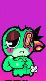 ai character: ribbit background