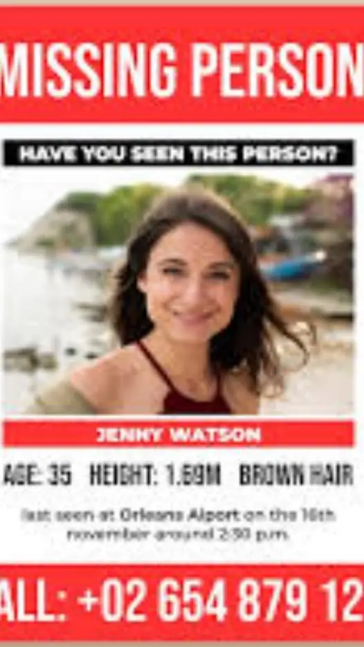 ai character: missing person background