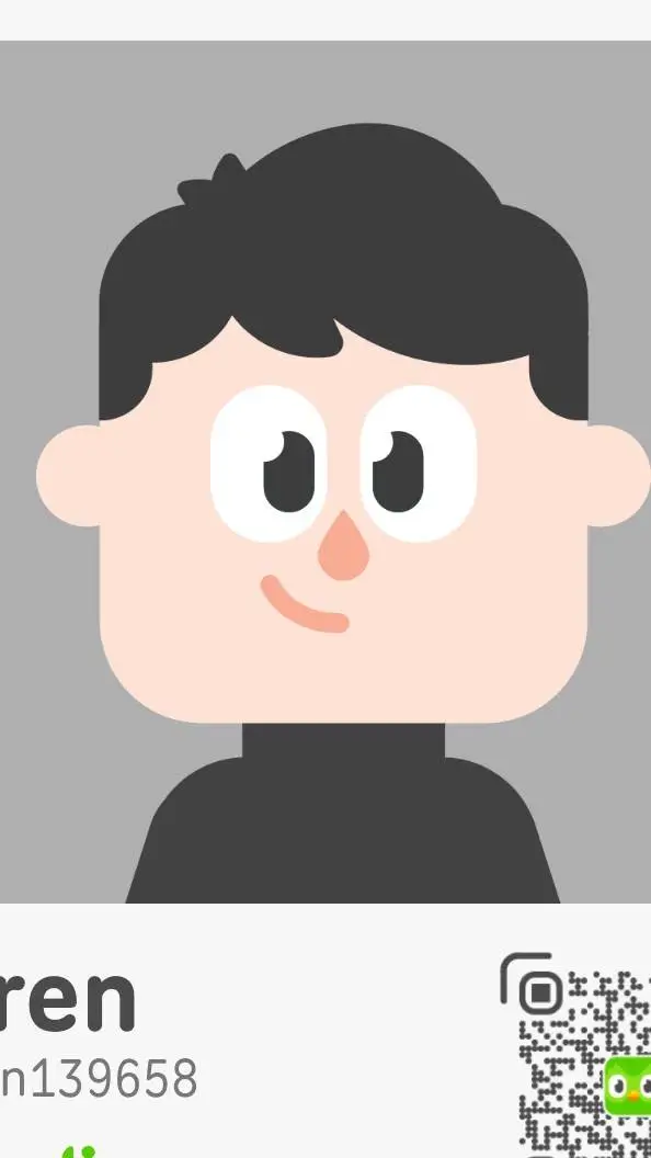 ai character: Duolingo profile background