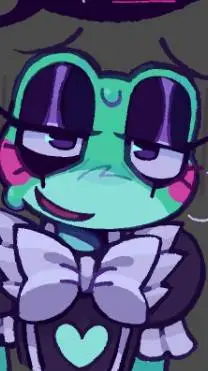 ai character: ribbit loves u background