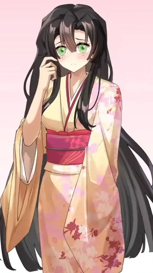 ai character: Hashiras at park background