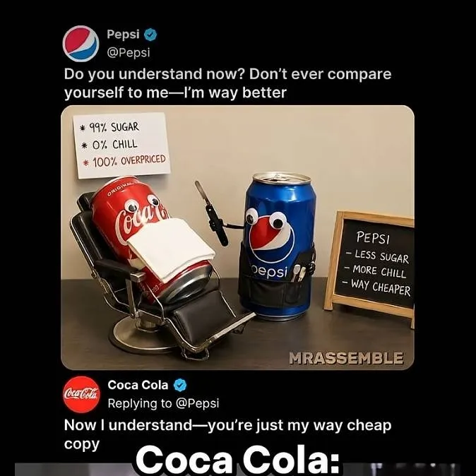 chat with ai character: pepsi vs Coca-Cola