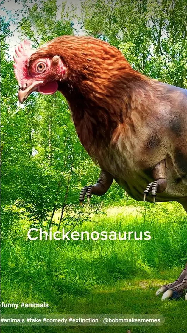 ai character: chickasaurus background