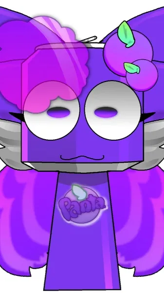 ai character: Grapey  background