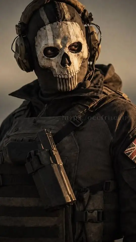 ai character: Simon Ghost Riley background