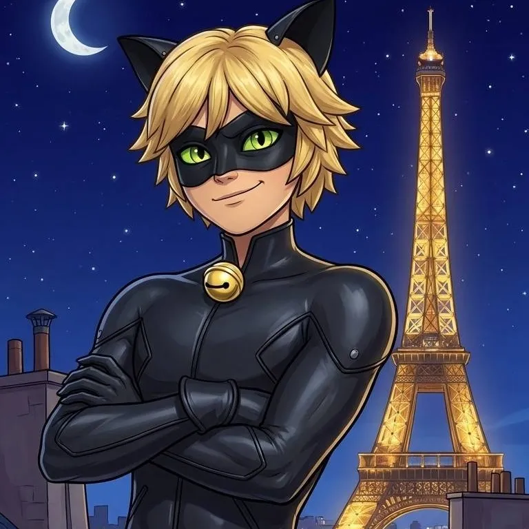 chat with ai character: Cat noir