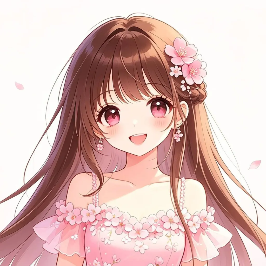 chat with ai character: flower girl cute