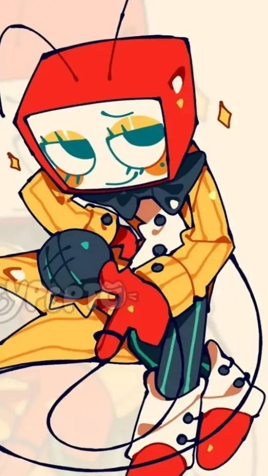 ai character: . Vee. background
