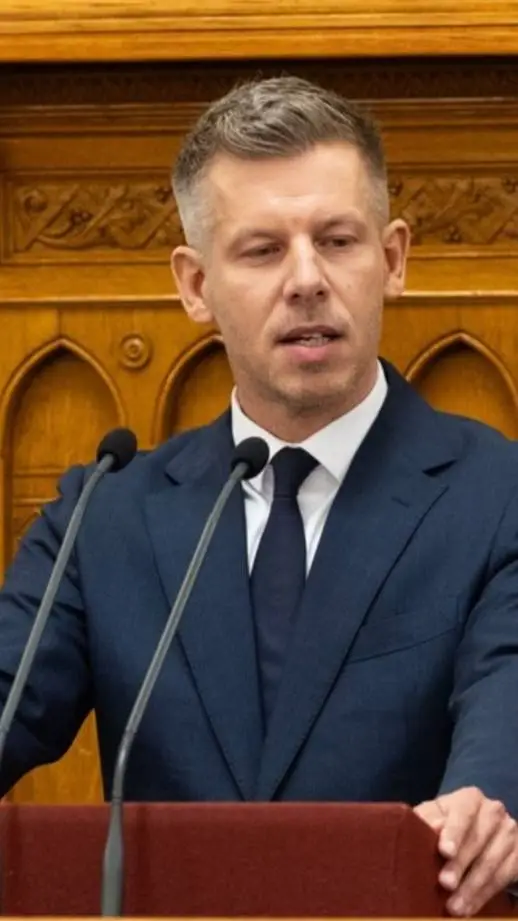 ai character: Magyar Péter background