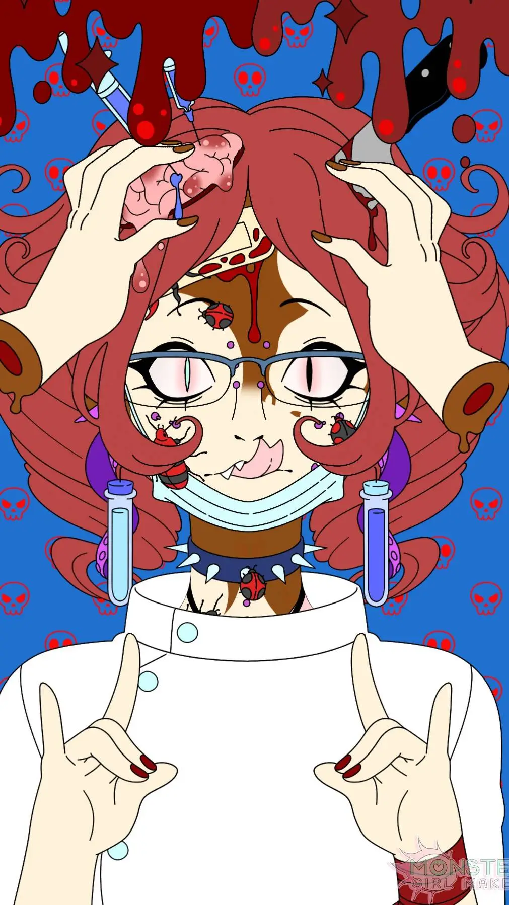ai character: Dr. Mad scientist background