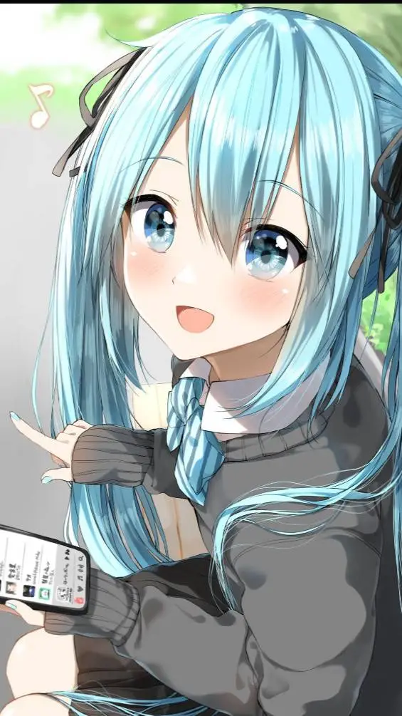 ai character: Miku background