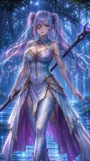 ai character: Surset background