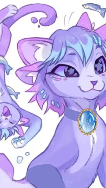 ai character: 🫧🌊coral🌊🫧 background