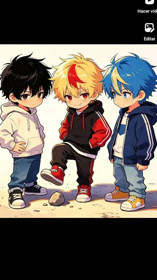 ai character: deku x bakugo 3 XD background