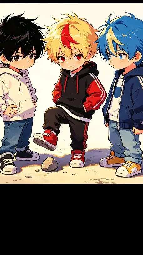ai character: bakugo x deku XD  background