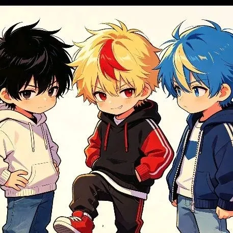chat with ai character: bakugo x deku XD 