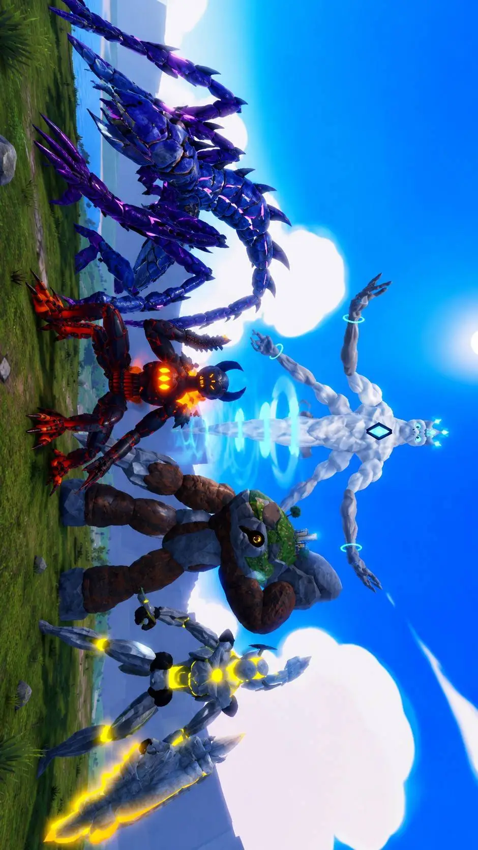 ai character: all elements TUR  background