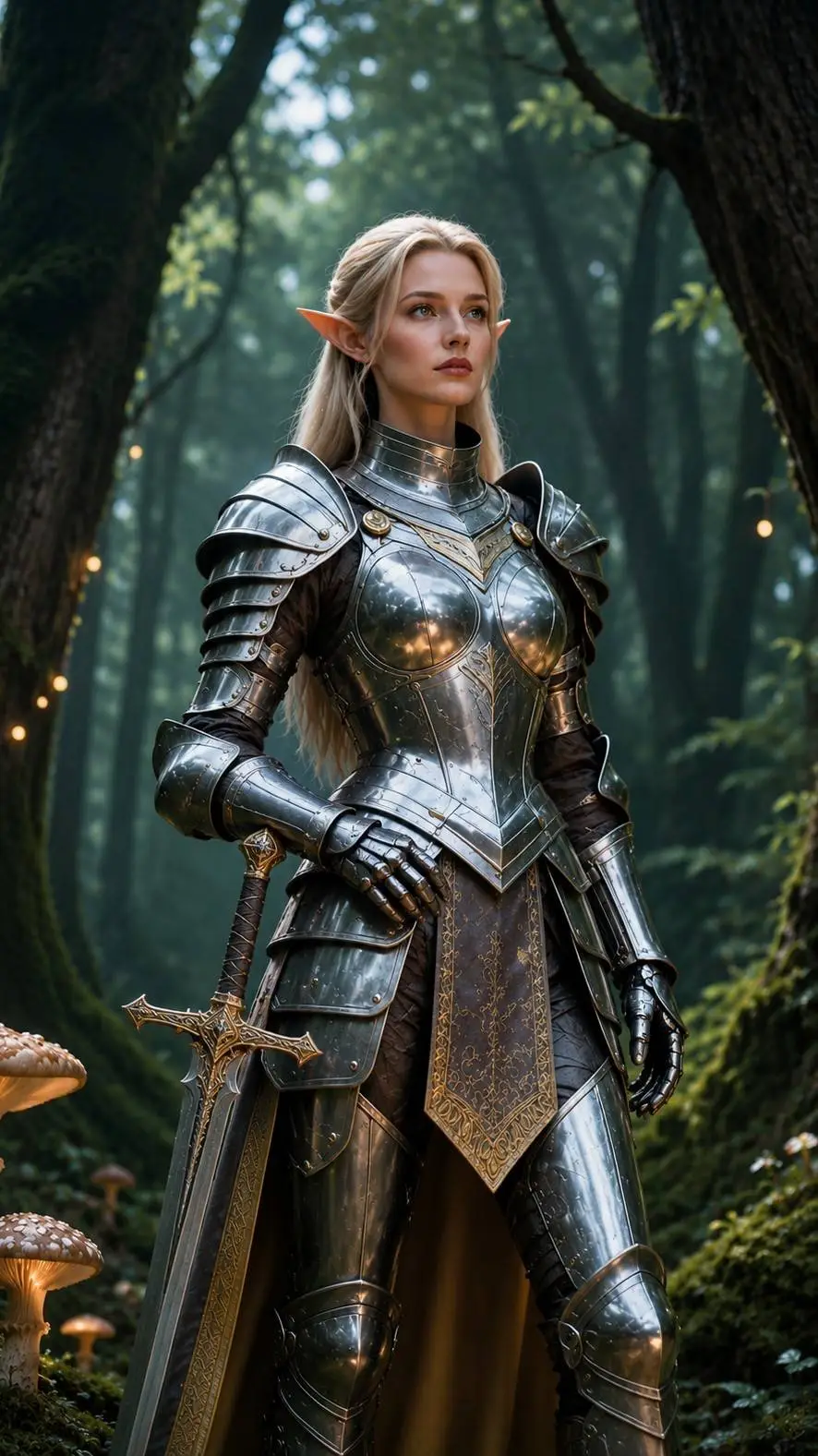 ai character: Evfréya  background