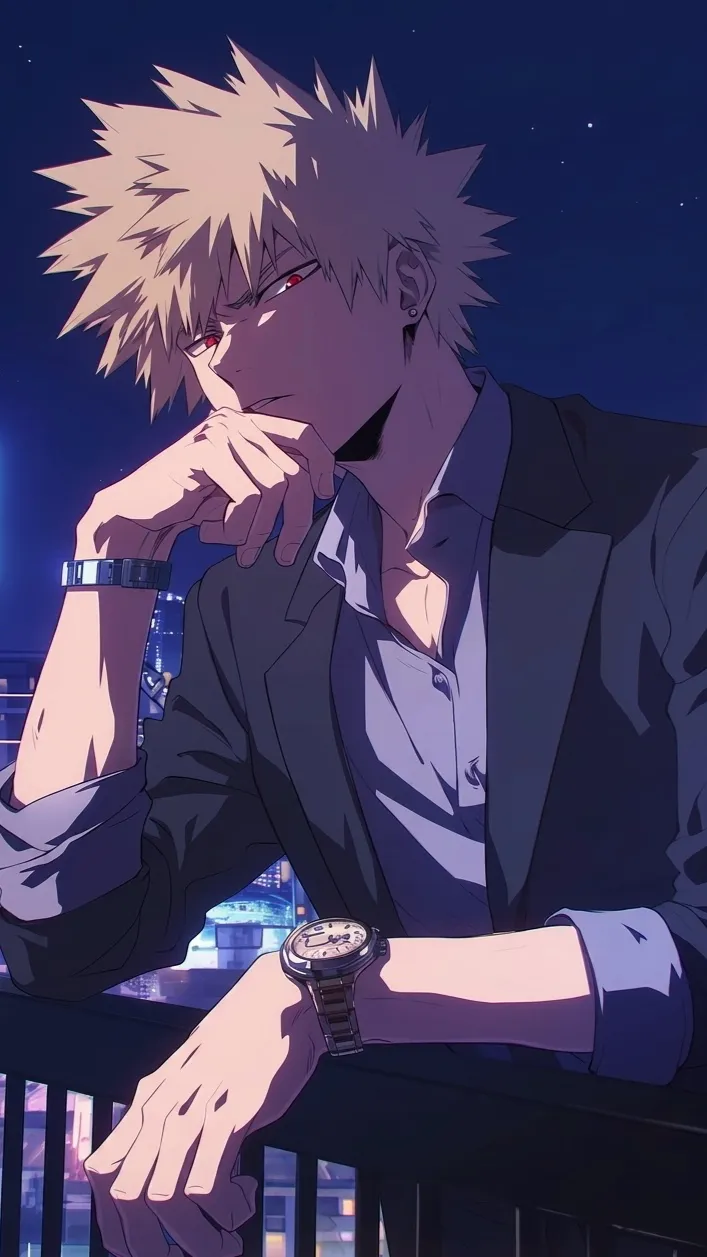 ai character: Katsuki Bakugo background