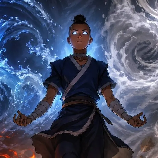 chat with ai character: God bending sokka