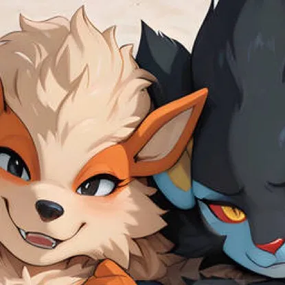 chat with ai character: Arcanine x Luxray