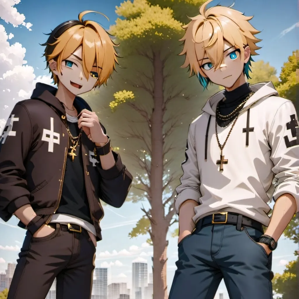 chat with ai character: Theo et Noah