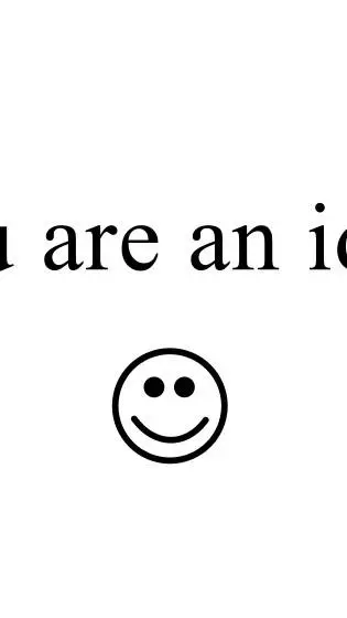 ai character: YOU ARE AN IDIOT background