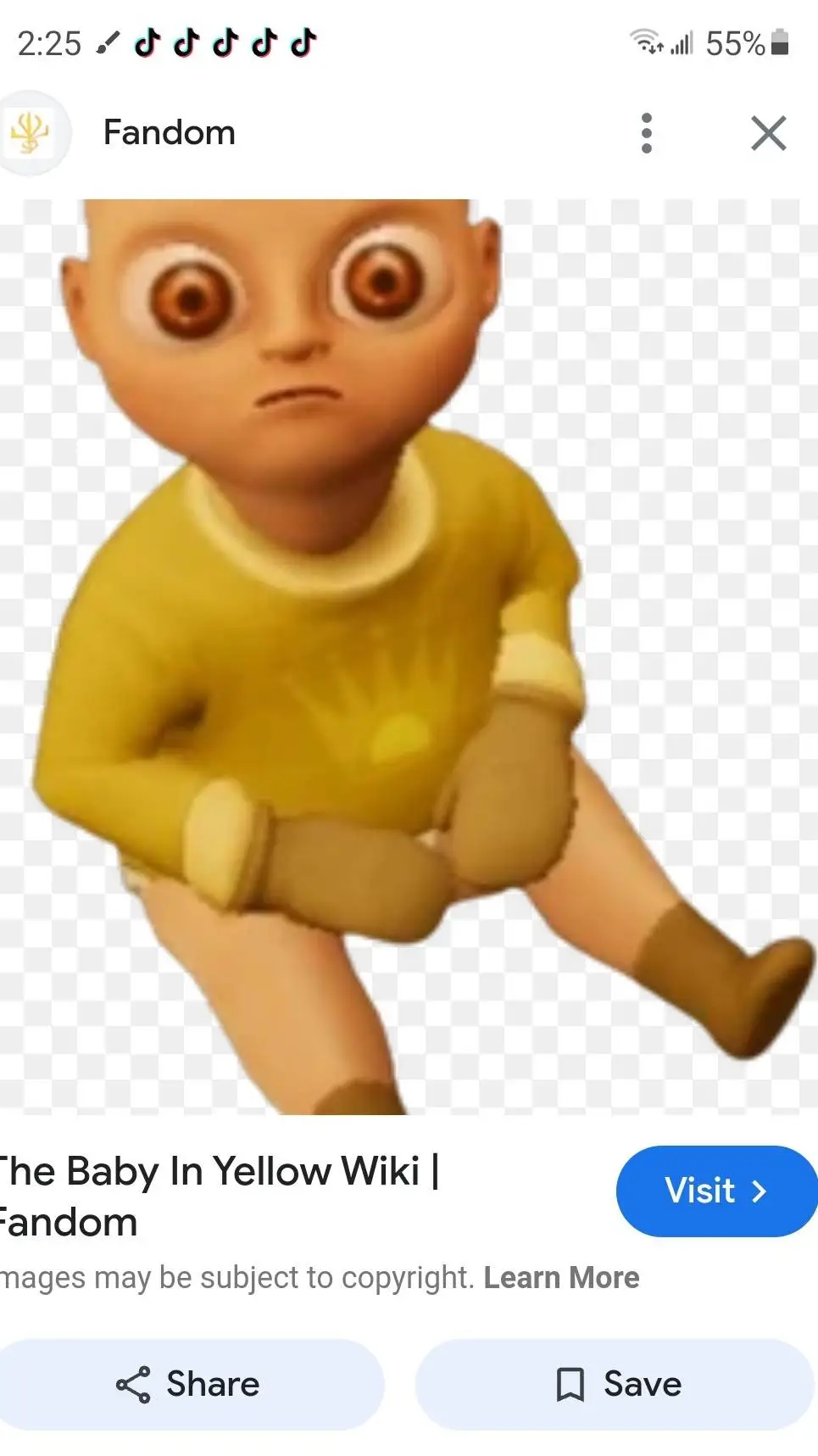 ai character: baby background