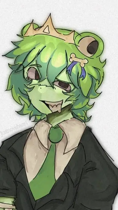 ai character: 🐸froggydude🐸 background