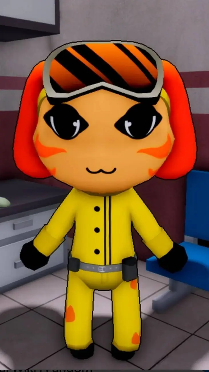 ai character: clear up-nurse background