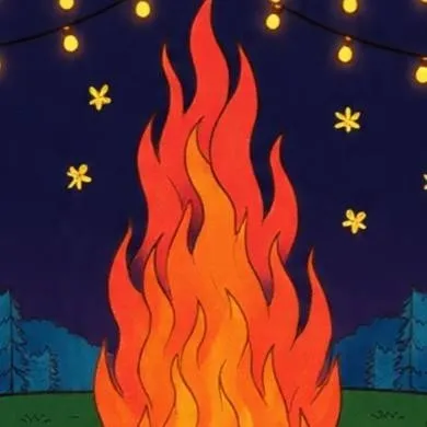 chat with ai character: bonfire night