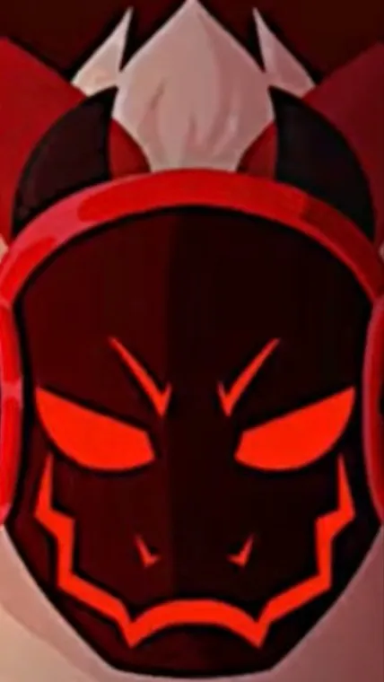 ai character: Red The Protogen  background