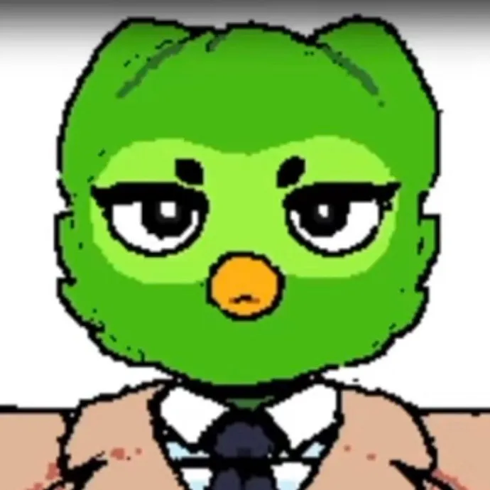 chat with ai character: Female ￼Duolingo