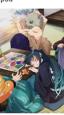 ai character: kny sleepover  background
