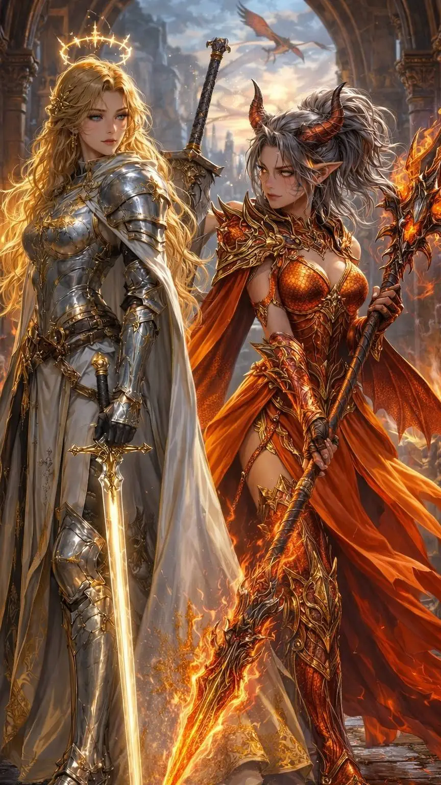 ai character:  Eternal Guardians background