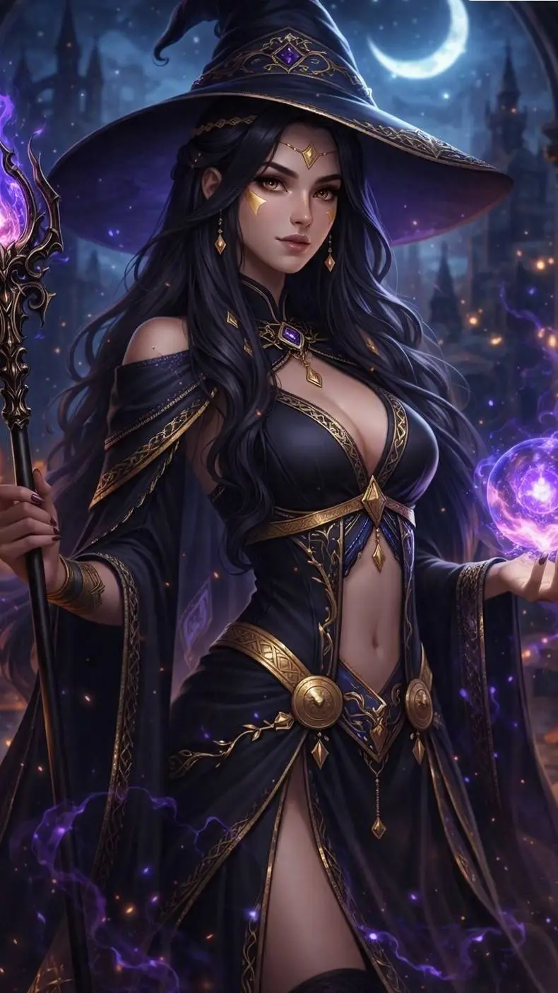 ai character: Witch's Rent  background