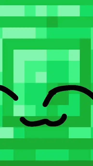 ai character: green gold background