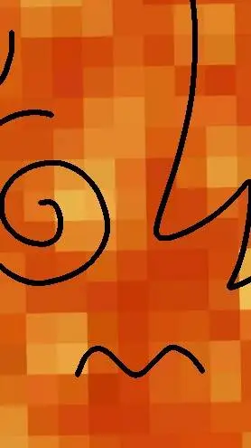 ai character: lava background