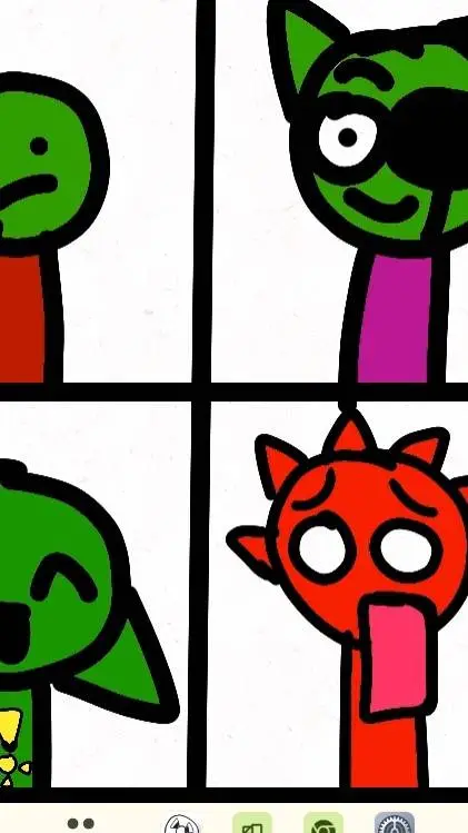 ai character: sprunki call background