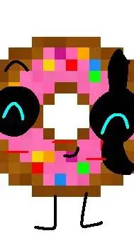 ai character: donut robot >_< background