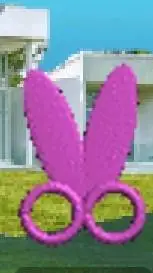 ai character: scissors✂ background