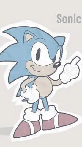 ai character: Fpe sonic! background