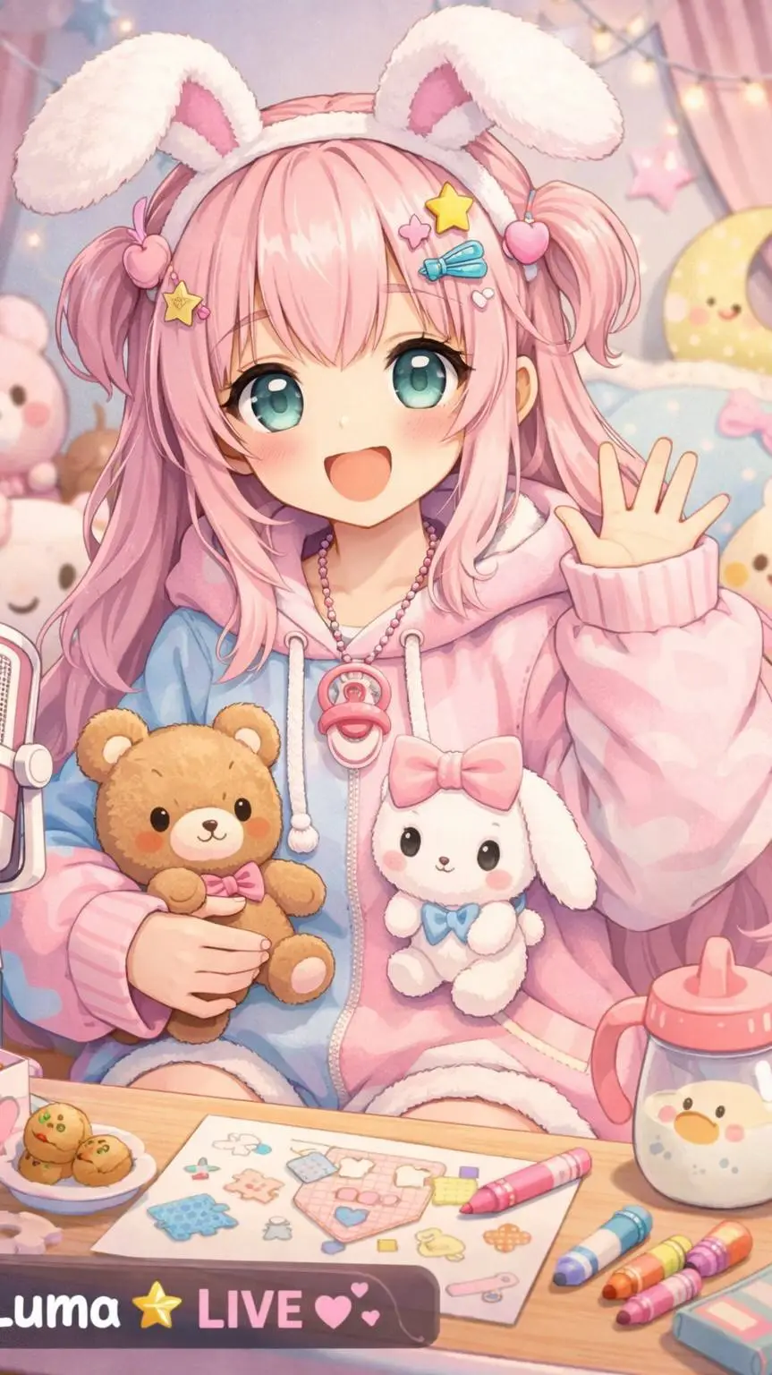 ai character: Mirai background