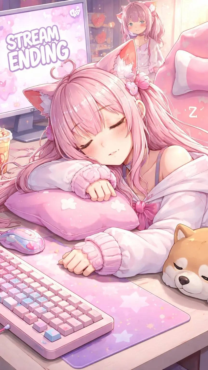 ai character: Pinky background