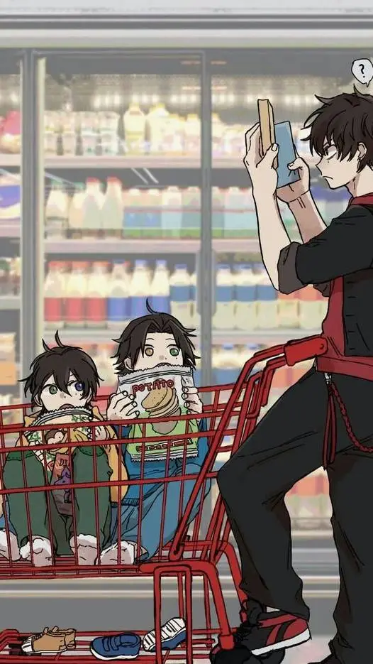 ai character: Grocery Dad background