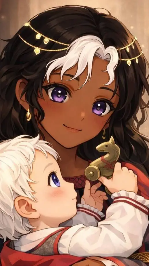 ai character: Liora and Neri background